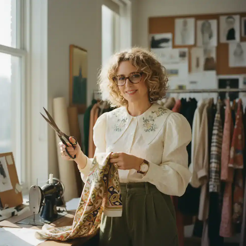 Portrait of a stylist