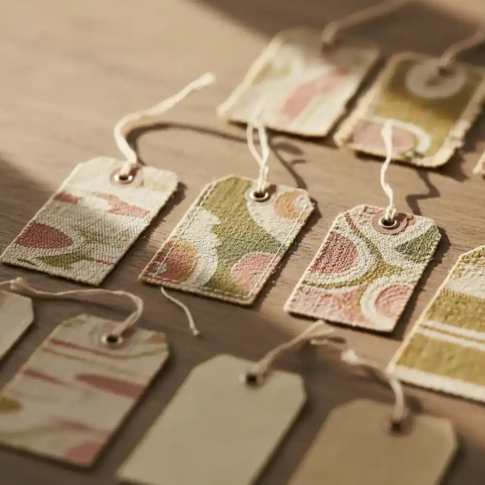 Examining garment tags