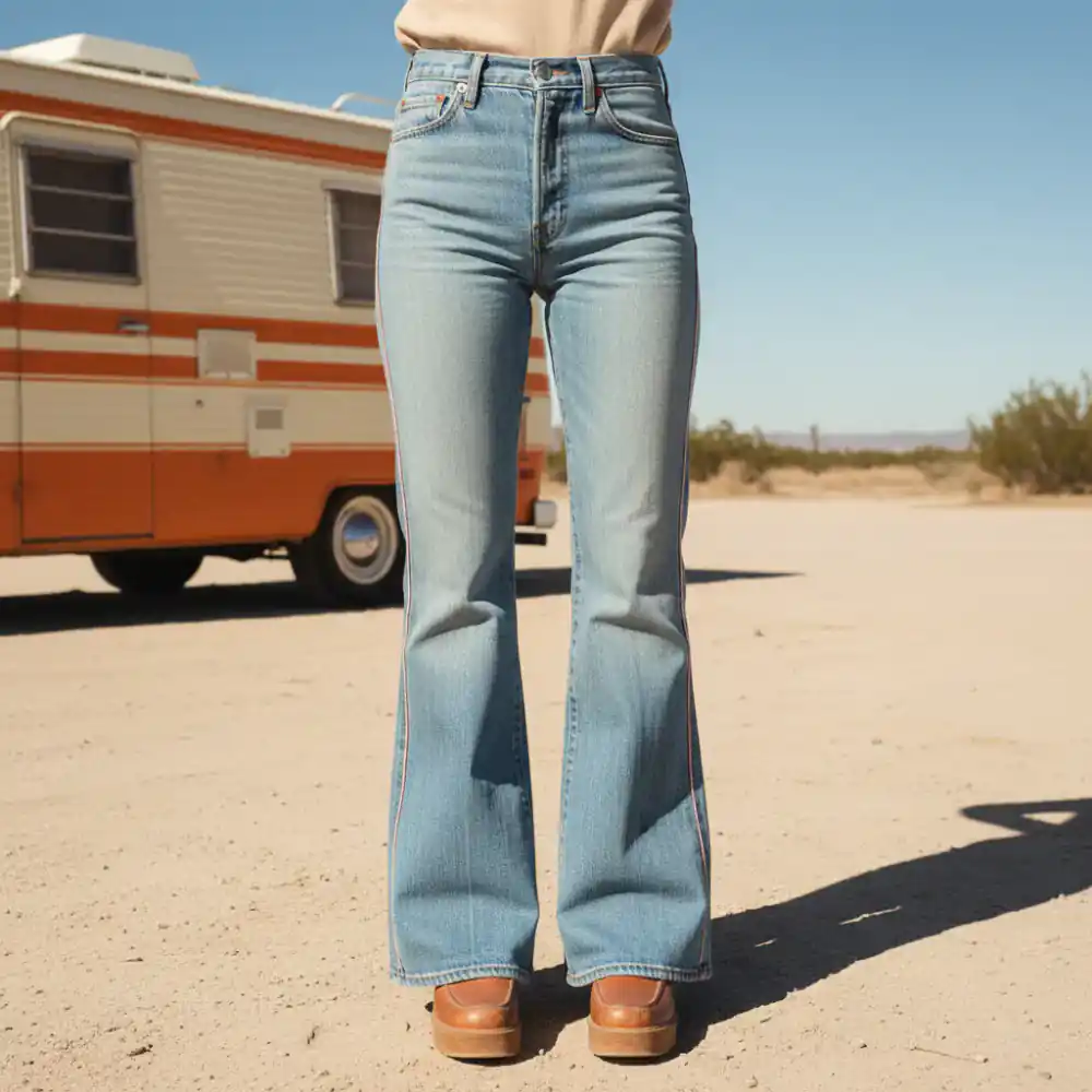 1970s Flared Selvedge Denim