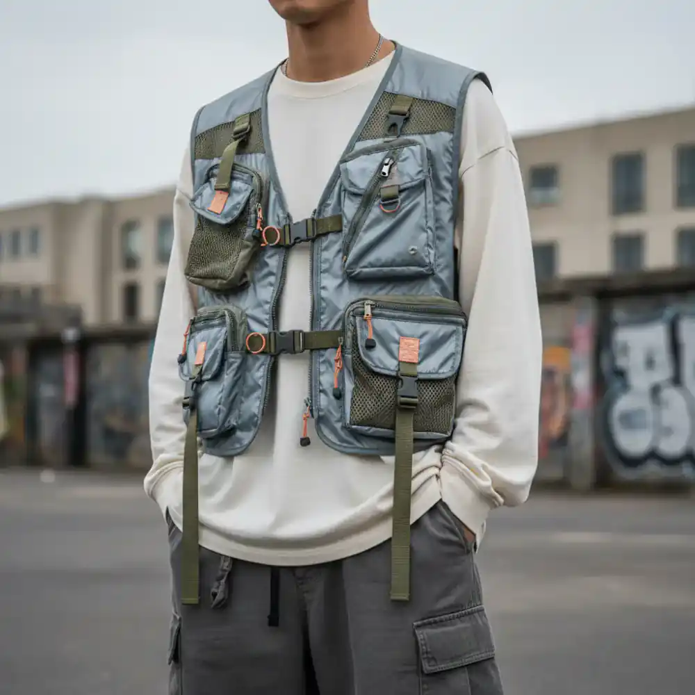 Y2K Technical Utility Vest